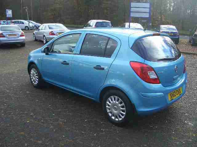 2012 12 Vauxhall Corsa 1.2i 16v 85ps S 5 Door One Owner Only 9907 Miles