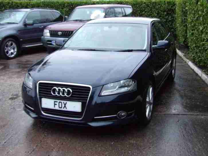 2012 61 AUDI A3 2.0 SPORTBACK TDI SPORT S/S 5D 168 BHP DIESEL
