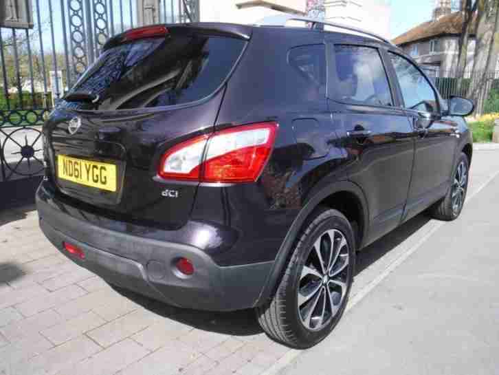 2012 61 NISSAN QASHQAI 1.5 N-TEC PLUS DCI 5D 110 BHP DIESEL SAT/NAV 360 CAMERAS