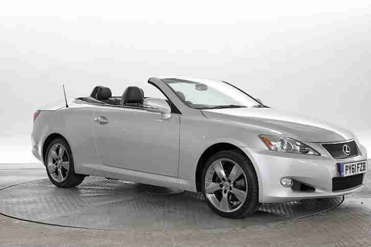 2012 (61 Reg) Lexus IS 250 2.5 Advance Silver CONVERTIBLE PETROL AUTOMATIC