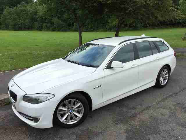 2012 62 BMW 530D TOURING WHITE 3.0 DIESEL MANUAL ESTATE 1 OWNER FSH EX POLICE