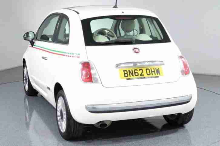 2012 62 FIAT 500 1.2 LOUNGE 3D 69 BHP