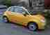 2012 (62) FIAT 500 LOUNGE Yellow Electric Sunroof