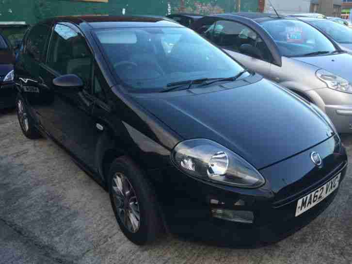 2012 62 Punto 1.4 GBT. Black 3 Door. MOT