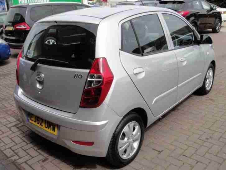 2012 62 HYUNDAI I10 1.2 ACTIVE 5D AUTO 85 BHP