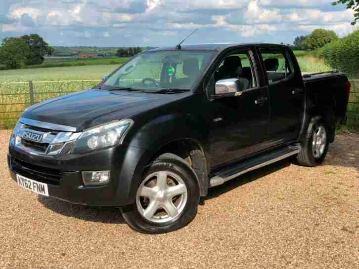 2012 62 Isuzu D-Max 2.5TD Yukon Double Cab Pick Up Black 2 Owner 125,000 Miles