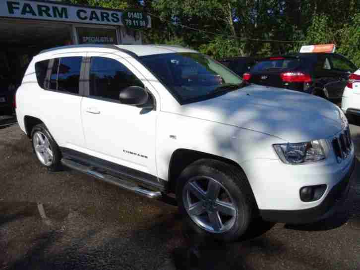 2012 62 JEEP COMPASS 2.1 CRD LIMITED 4WD 5D 161 BHP DIESEL