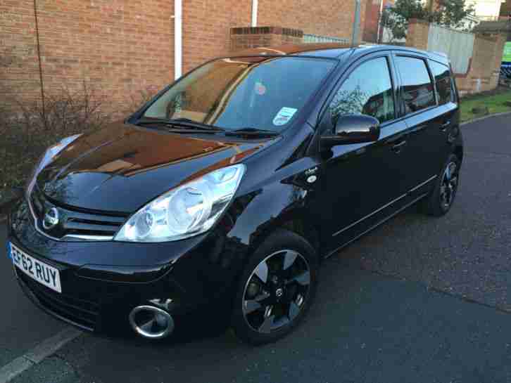 2012 (62) NISSAN NOTE N TEC+ DCI BLACK Superb Cond. FSH Low Miles all extras