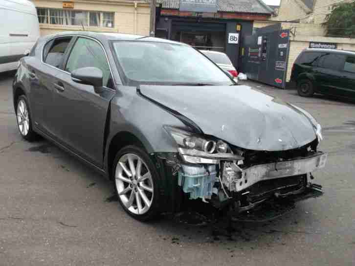 2012 62 REG LEXUS CT 200h HYBRID NEW SHAPE AUTO DAMAGED SALVAGE