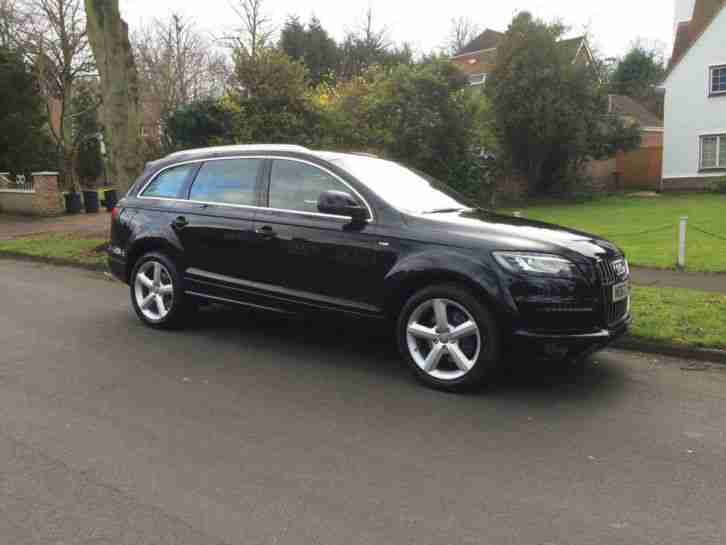 2012 62 Reg Q7 3.0 TDI Quattro S Line