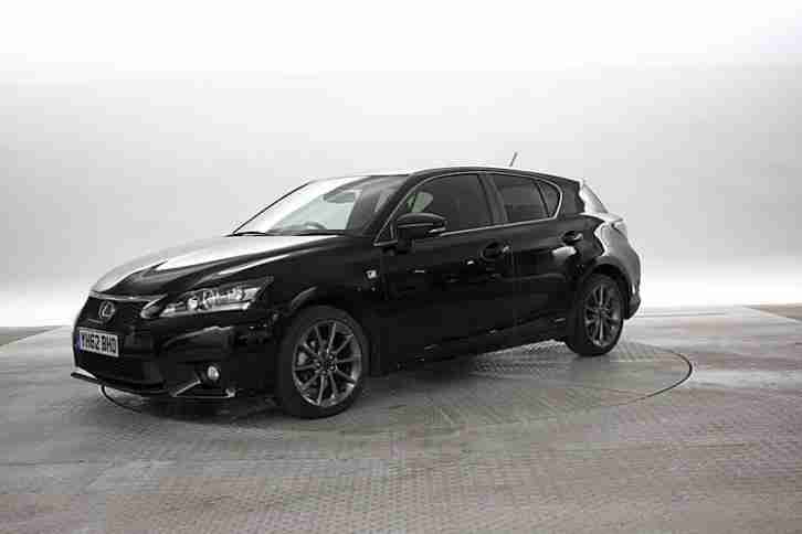 2012 (62 Reg) Lexus CT 200h 1.8 F Sport CVT Black 5 STANDARD ELECTRICITY AUTOMAT