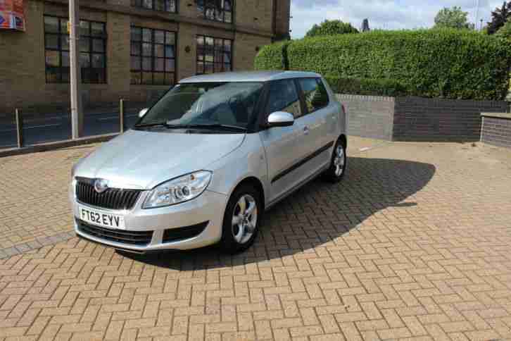 2012/62 SKODA FABIA SE 1.6TDI CR 90 SILVER.Facelift model.Low miles &pound;20 Road Tax