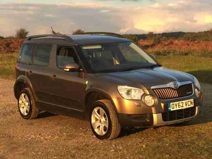 2012/62 SKODA YETI 1.6 TDI 105PS ELEGANCE GREENLINE II HI-SPEC £30 TAX