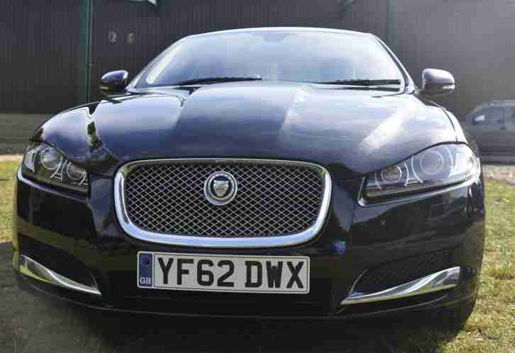 2012 *62* SUPERB JAGUAR XF LUXURY DIESEL AUTO BLACK SPOTLESS INSIDE AND OUT