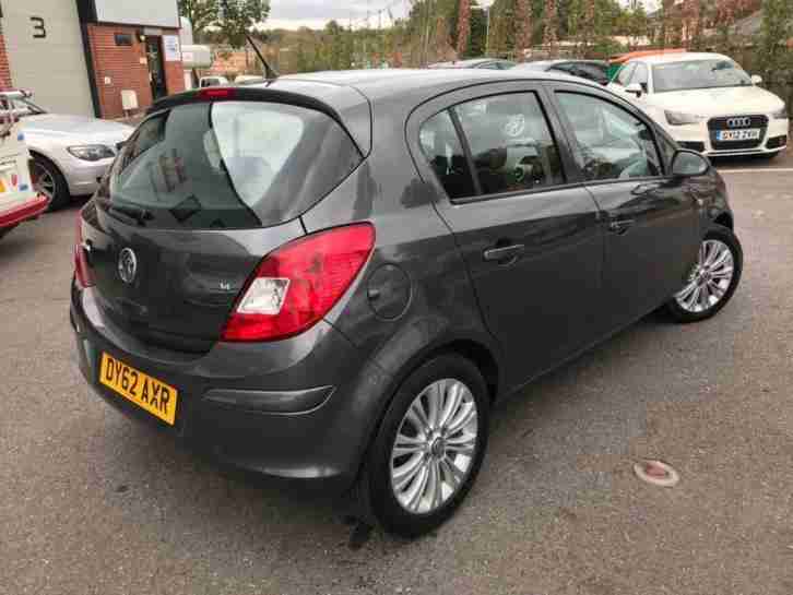 2012 62 VAUXHALL CORSA 1.4 SE 5DR 98 BHP GREY METALLIC 50K