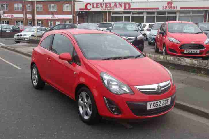 2012 (62) Vauxhall Corsa 1.2i SXi Red