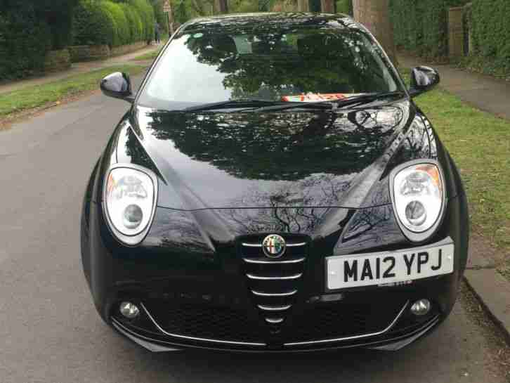 2012 Alfa Romeo Mito 8V SPRINT Petrol BLACK Manual