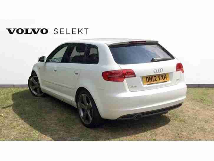 2012 Audi A3 2.0 TDI Black Edition 5dr Diesel White Manual