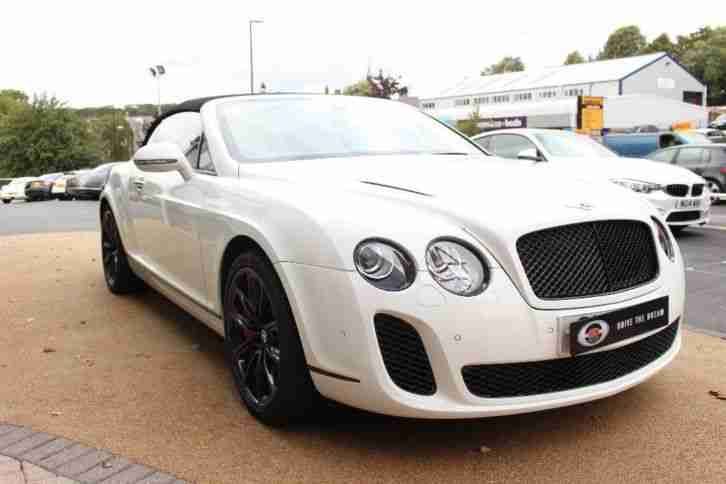 2012 BENTLEY CONTINENTAL GTC 6.0 W12 Supersports 2dr Auto