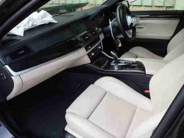 2012 BMW 520D M SPORT AUTO GREY DAMAGED REPAIREABLE SALVAGE