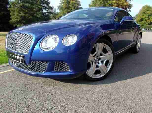 2012 Bentley Continental GT Mulliner Driving Spec W12 Petrol Blue Automatic