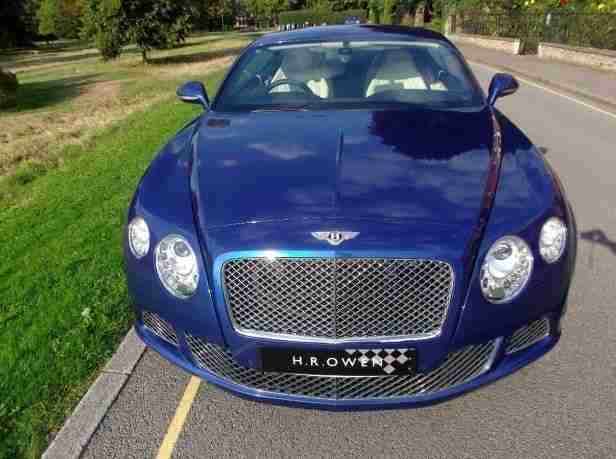 2012 Bentley Continental GT Mulliner Driving Spec W12 Petrol Blue Automatic