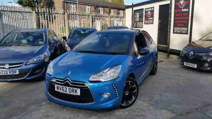 2012 CITROEN DS3 DSTYLE + BLUE *** DAMAGED REPAIRED *** BARGAIN