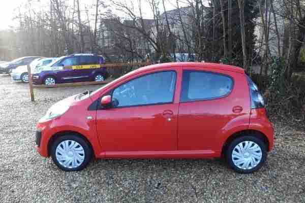 2012 Citroen C1 1.0i 68 VTR 5-Door Hatchback Red