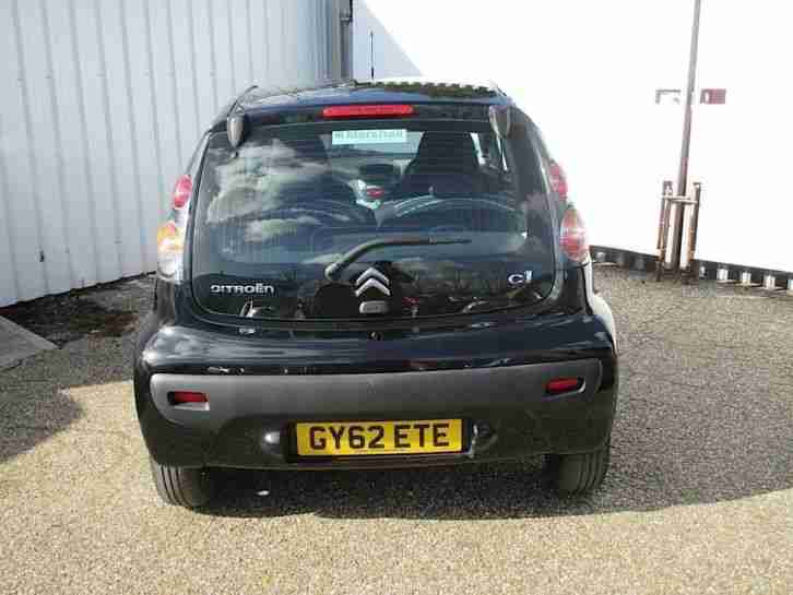 2012 Citroen C1 1.0i VTR 5Dr Petrol Black Manual