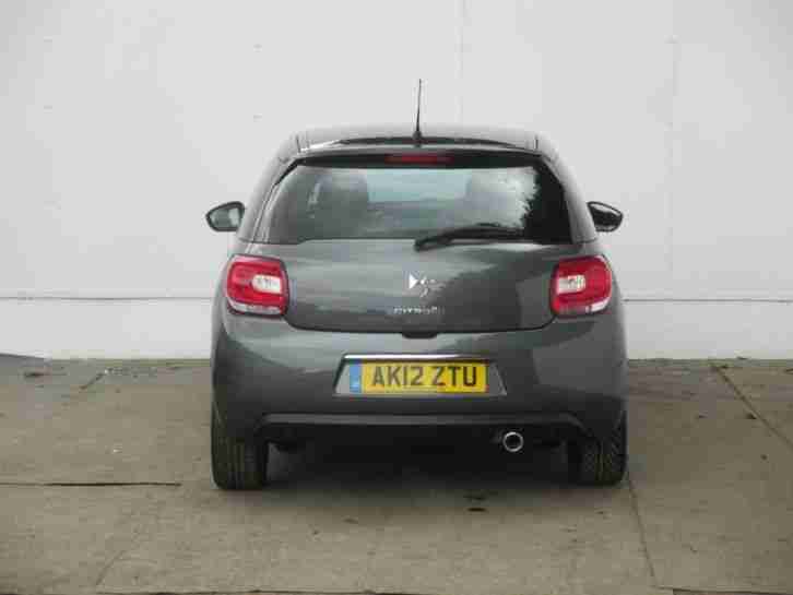 2012 Citroen DS3 1.6 E-HDI 115 Dstyle Diesel Grey Manual