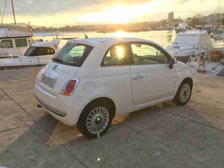2012 FIAT 500 1.2 LOUNGE 3DR LHD IN SPAIN