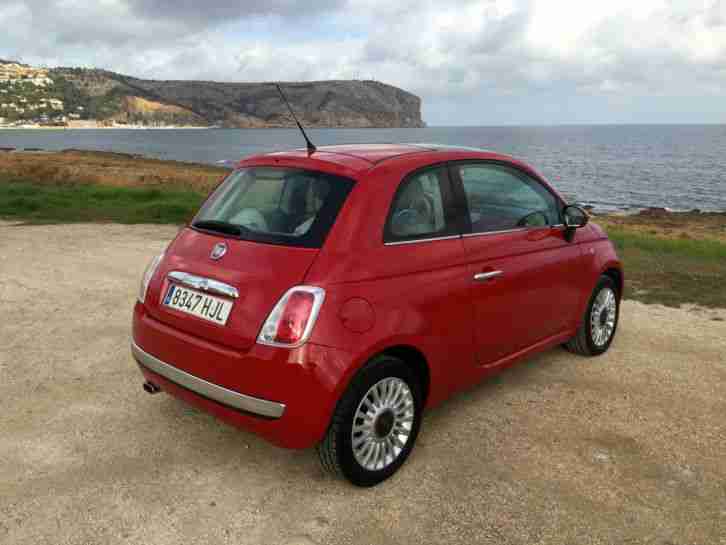 2012 FIAT 500 1.2 LOUNGE 3DR LHD IN SPAIN