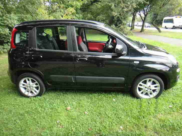 2012 FIAT PANDA LOUNGE BLACK NEW SHAPE NOT KA ALTO C1 PUNTO 500 VAUXHALL TAXED