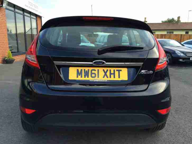 2012 FORD FIESTA 1.25 ZETEC 3 DOOR MANUAL BLACK