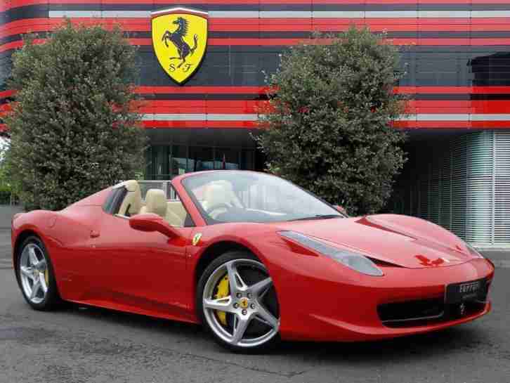 2012 458 SPIDER DCT Petrol red Semi