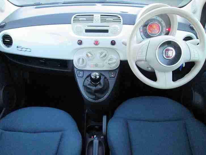 2012 Fiat 500 1.2 Lounge 3dr [Start Stop] Manual Hatchback
