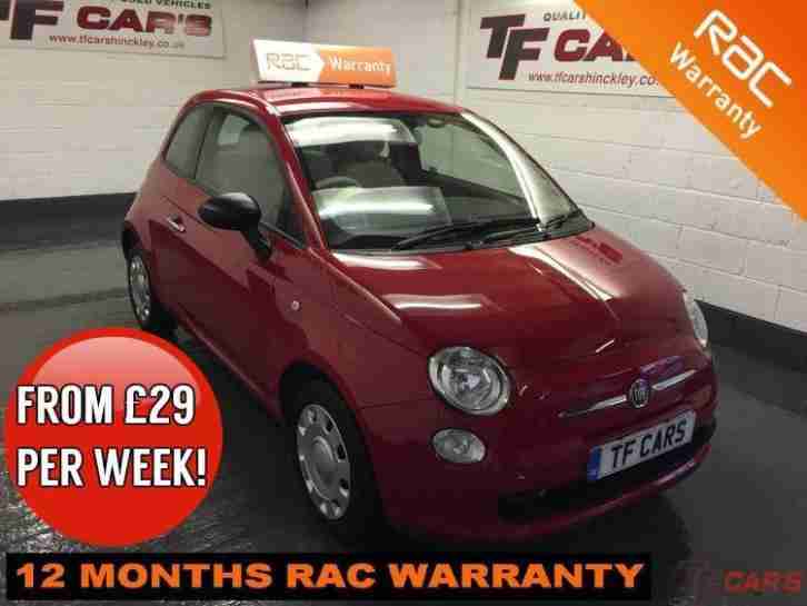 2012 Fiat 500 1.2 ( s s ) POP £30 ROAD TAX! FINANCE AVAILABLE AT LOW RATES!