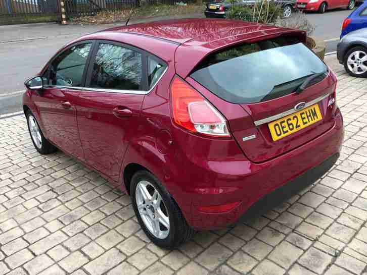 2012 Ford Fiesta 1.0 Zetec - ECOBOOST - Hot Magenta - 5 Door - INC 6m WARRANTY
