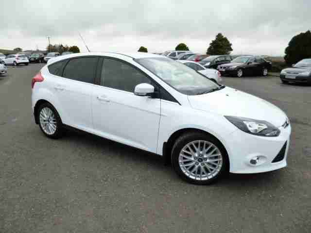 2012 Ford Focus Zetec 1.6 TDCi 115 Diesel White Manual