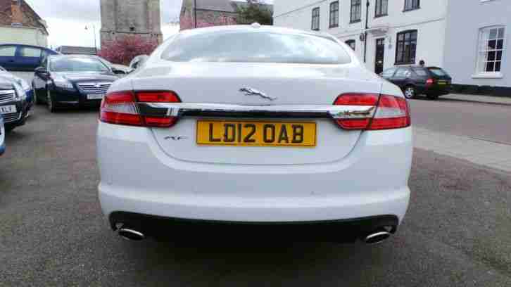 2012 JAGUAR XF 3.0 S V6 TURBO DIESEL LUXURY AUTO WHITE SAT NAV