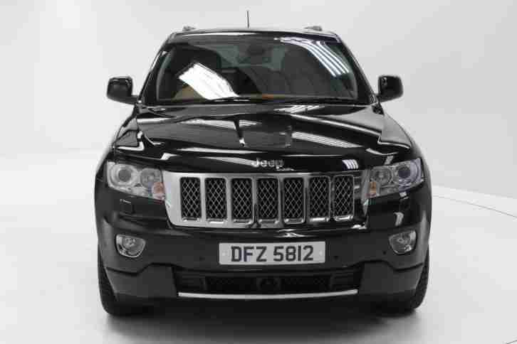 2012 Jeep Grand Cherokee 3.0 CRD Overland Summit 5dr Auto Diesel black Automatic