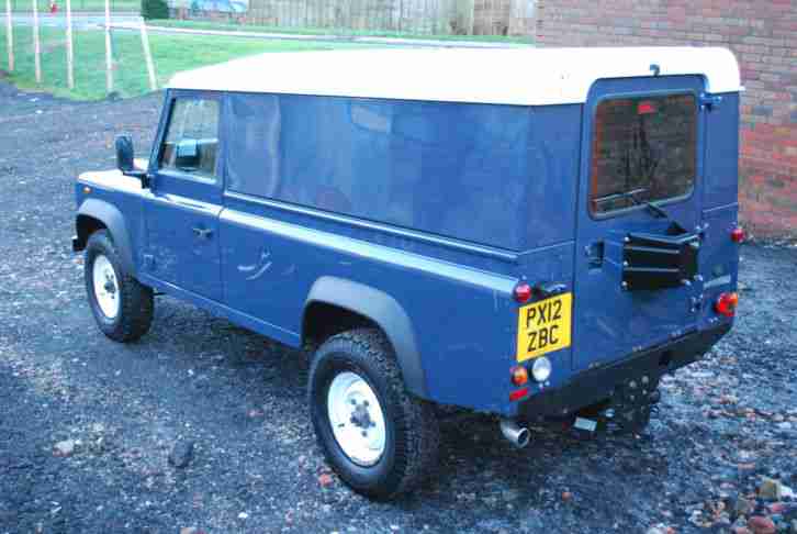 2012 LAND ROVER DEFENDER 110 HARD TOP TD BLUE