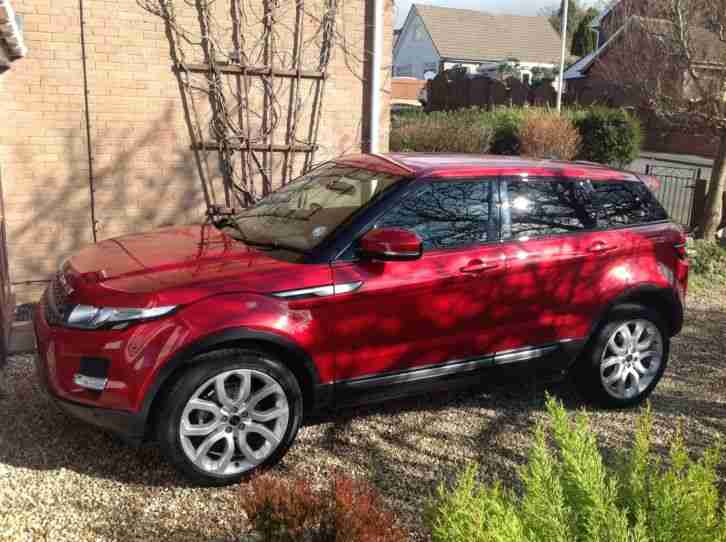 2012 LAND ROVER RANGE ROVER EVOQUE PURE S RED