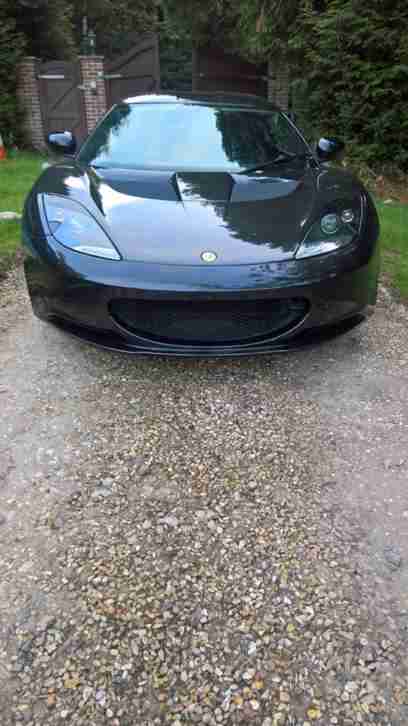 2012 LOTUS EVORA S 4 V6 BLACK SUPERCHARGED 25.000 MILES **FSH**