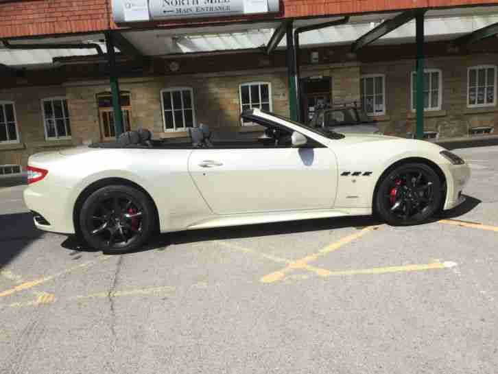 2012 MASERATI GRANCABRIO SPORT BIANCO FUJI PEARLECENT WHITE