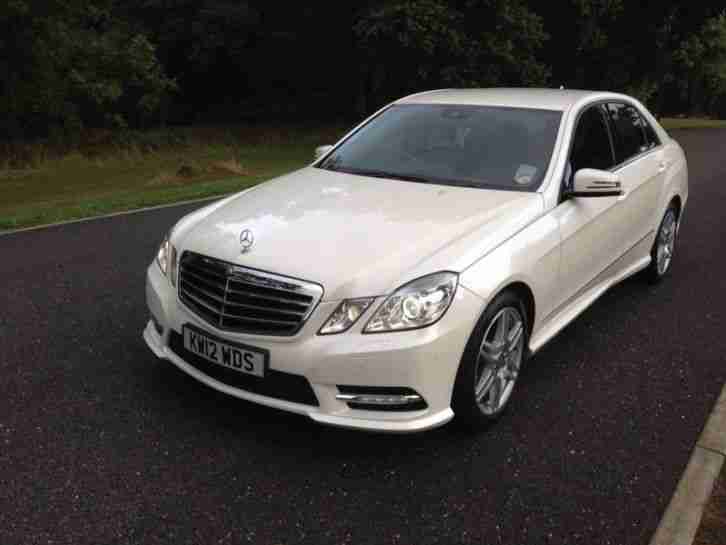 2012 MERCEDES E220 CDI SPORT BLUE-EFFICIENCY PEARL WHITE DAMAGED REPAIRED