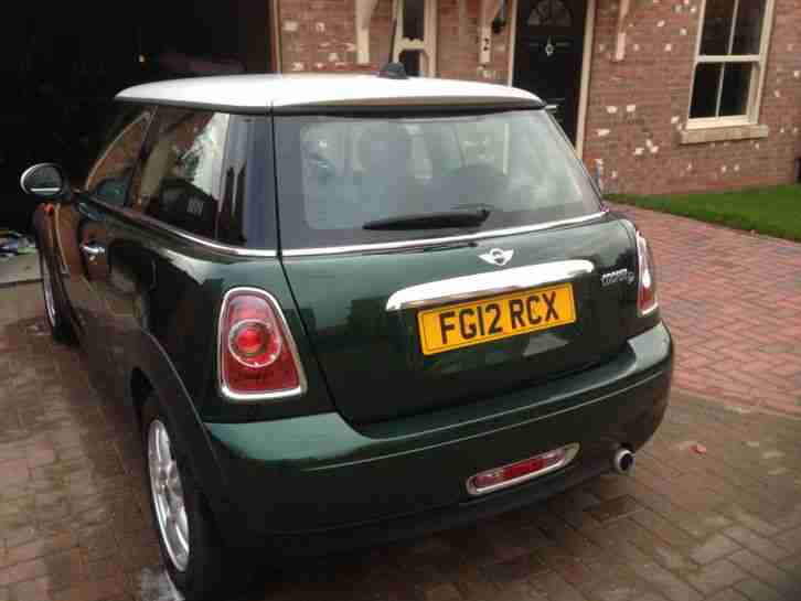 2012 MINI COOPER D BRITISH RACING GREEN