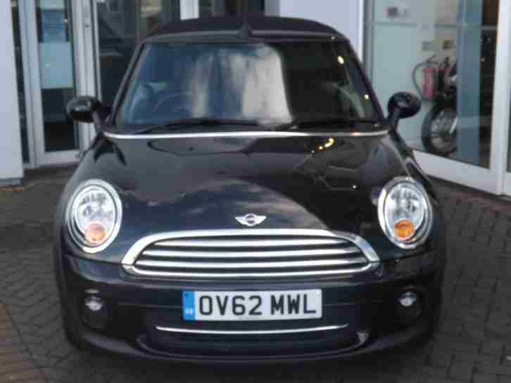 2012 MINI Convertible COOPER Petrol black Manual