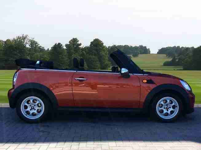 2012 MINI ONE One Convertible Petrol orange Manual