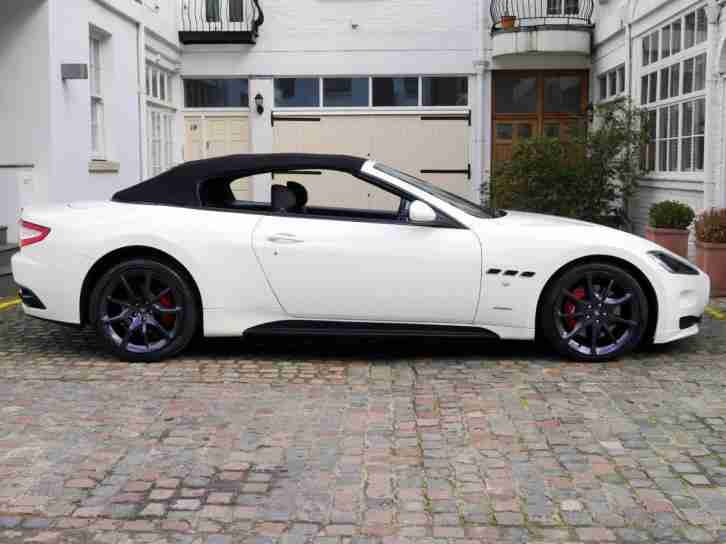 2012 Maserati GranCabrio Sport Auto 12/12 Petrol White Automatic